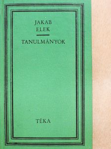 Jakab Elek - Tanulmányok (dedikált példány) [antikvár]