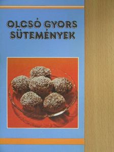Szalkay Zsuzsanna - Olcsó gyors sütemények [antikvár]