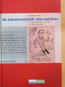 Matthias Braun - Die Literaturzeitschrift »Sinn und Form« [antikvár]