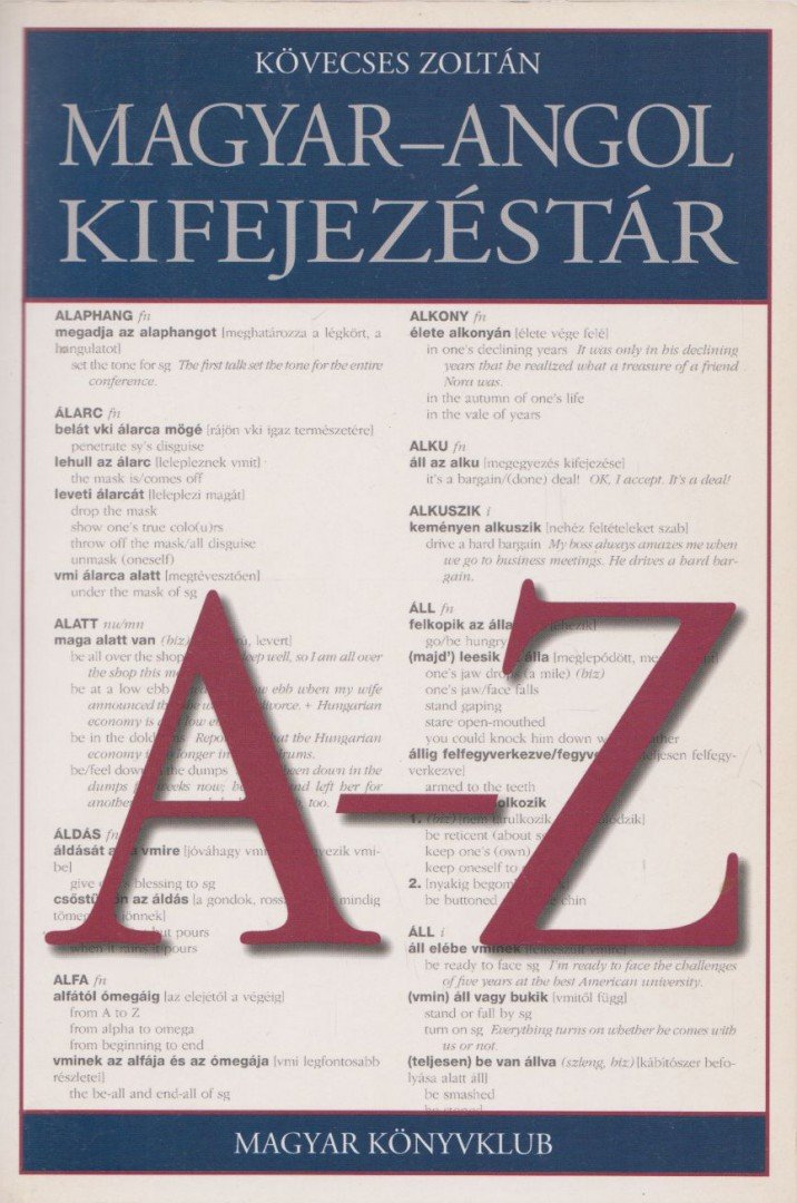 Kövecses Zoltán - Magyar-angol kifejezéstár [antikvár]