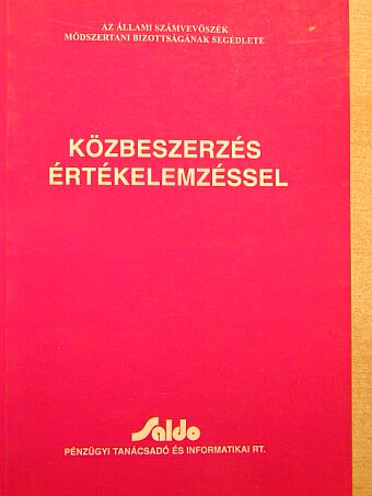 Hegedűs József - Közbeszerzési döntések előkészítése értékelemzéssel [antikvár]