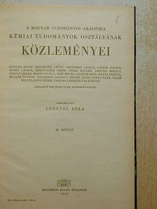 Ajtai Miklósné - A Magyar Tudományos Akadémia Kémiai Tudományok Osztályának Közleményei [antikvár]