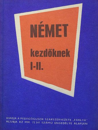Timár József - Német kezdőknek [antikvár]