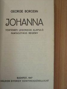 George Borodin - Johanna [antikvár]