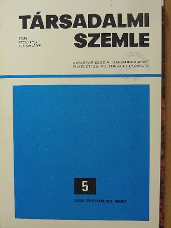 Ábrahám Kálmán - Társadalmi Szemle 1979. (nem teljes évfolyam) [antikvár]