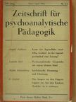August Aichhorn - Zeitschrift für psychoanalytische Pädagogik März-April 1934 [antikvár]