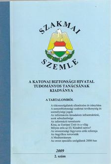 Dr. Stefán Géza - Szakmai Szemle 2009/2. szám [antikvár]