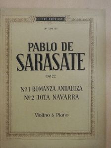 Pablo de Sarasate - Romanza Andaluza/Jota Navarra [antikvár]