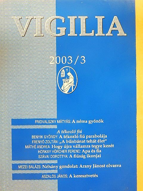 Aszalós János - Vigilia 2003. március [antikvár]