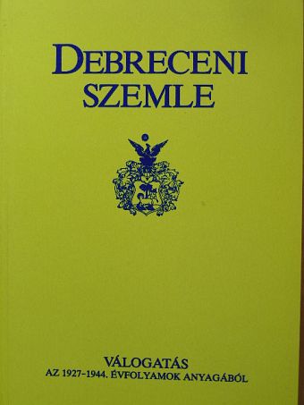 Aujeszky László - Debreceni Szemle [antikvár]