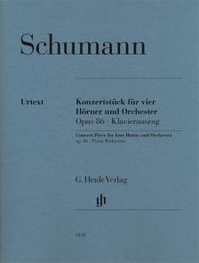 Schumann, Robert - KONZERTSTÜCK FÜR VIER HÖRNER UND ORCHESTER OP.86 KLAVIERAUSZUG (J. UMBREIT) URTEXT
