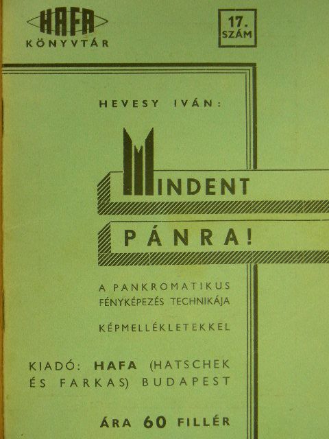 Hevesy Iván - Mindent pánra! [antikvár]