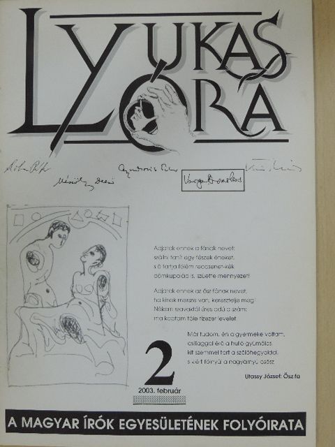 Ágoston Balázs - Lyukasóra 2003. február [antikvár]