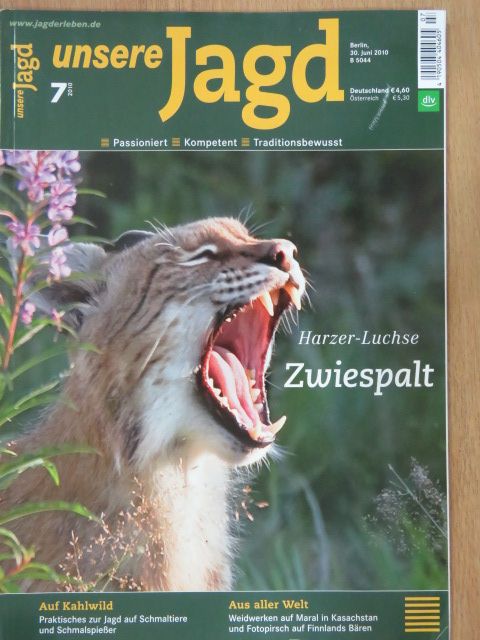 F.-K. von Eggeling - Unsere Jagd 2010/7 [antikvár]