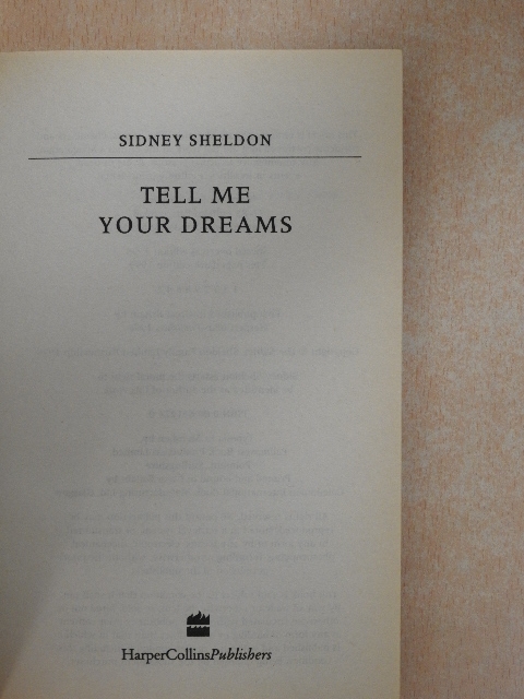 Sidney Sheldon - Tell me your dreams [antikvár]