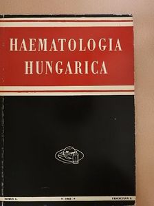 Haematologia Hungarica [antikvár]