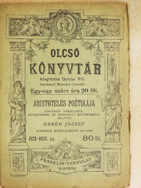 Aristoteles - Aristoteles poetikája [antikvár]