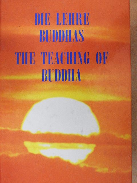 Die Lehre Buddhas [antikvár]