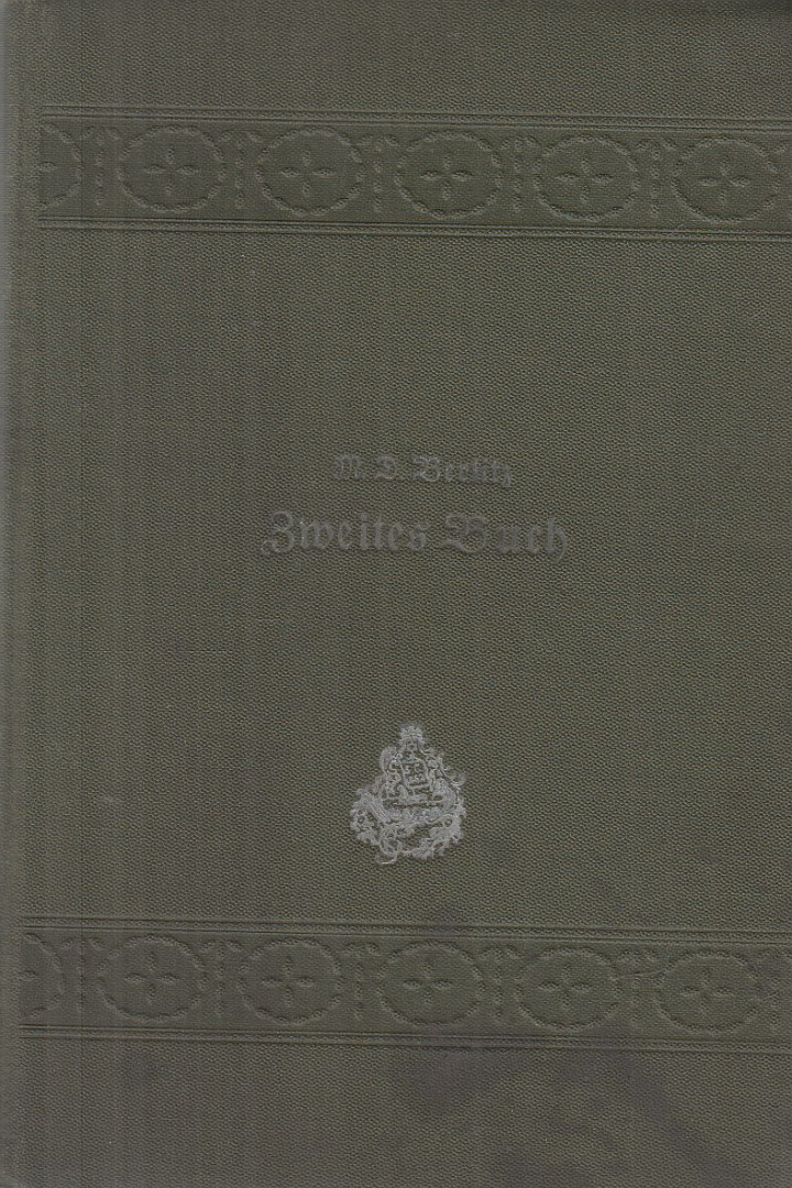 M. D. Berlitz - Zweites Buch für den Unterricht in der deutschen Sprache [antikvár]