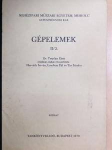 Dr. Terplán Zénó - Gépelemek II/2. [antikvár]