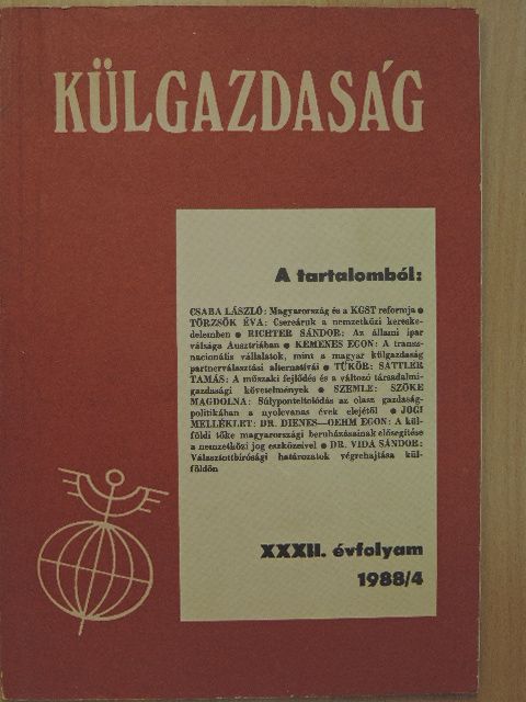 Csaba László - Külgazdaság 1988/4 [antikvár]