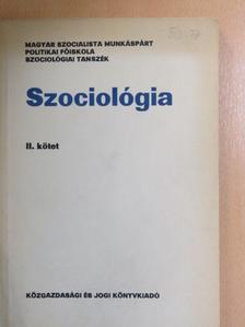 Dr. Badacsonyi György - Szociológia II. [antikvár]