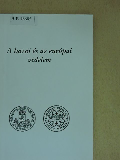 Dr. Nagy Tamás - A hazai és az európai védelem [antikvár]