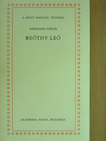 Gaál László - Beöthy Leó [antikvár]