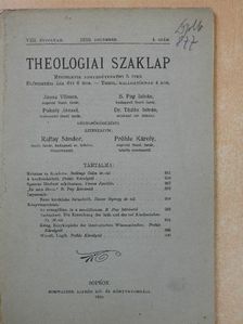 Pröhle Károly - Theologiai szaklap 1910. december [antikvár]