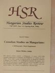 János Miska - Hungarian Studies Review Spring-Fall, 1998 [antikvár]