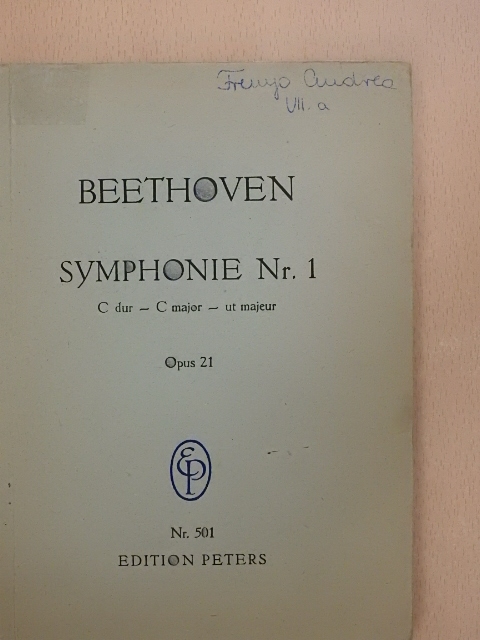 Beethoven - Symphonie Nr. 1 C dur [antikvár]