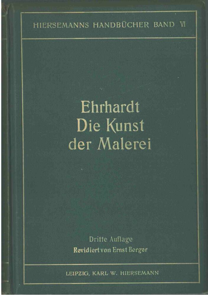 Ad. Ehrhardt - Die Kunst der Malerei [antikvár]