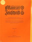 Dr. Arthur Schlegel - Mainzer Zeitschrift 59, 1964 [antikvár]