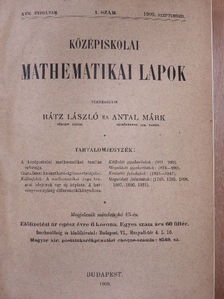 Erreth Aladár - Középiskolai mathematikai lapok 1909. szeptember-1911. június [antikvár]