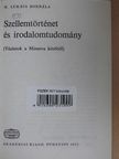 H. Lukács Borbála - Szellemtörténet és irodalomtudomány [antikvár]