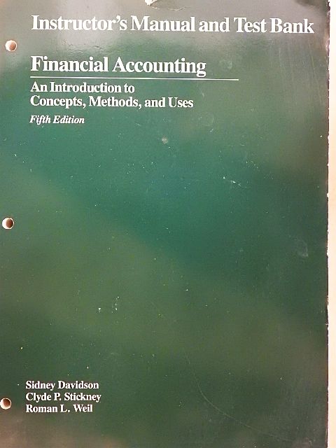Clyde P. Stickney - Financial Accounting: An Introduction to Concepts, Methods, and Uses [antikvár]