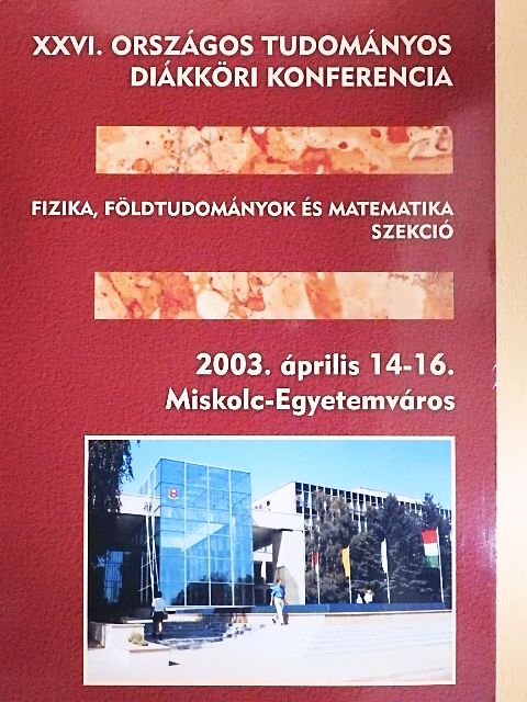 XXVI. Országos tudományos diákköri konferencia [antikvár]