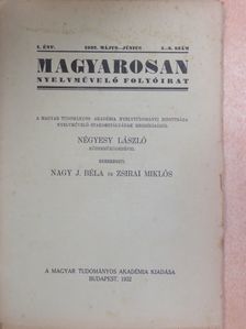 Bárczi Géza - Magyarosan 1932. május-június [antikvár]