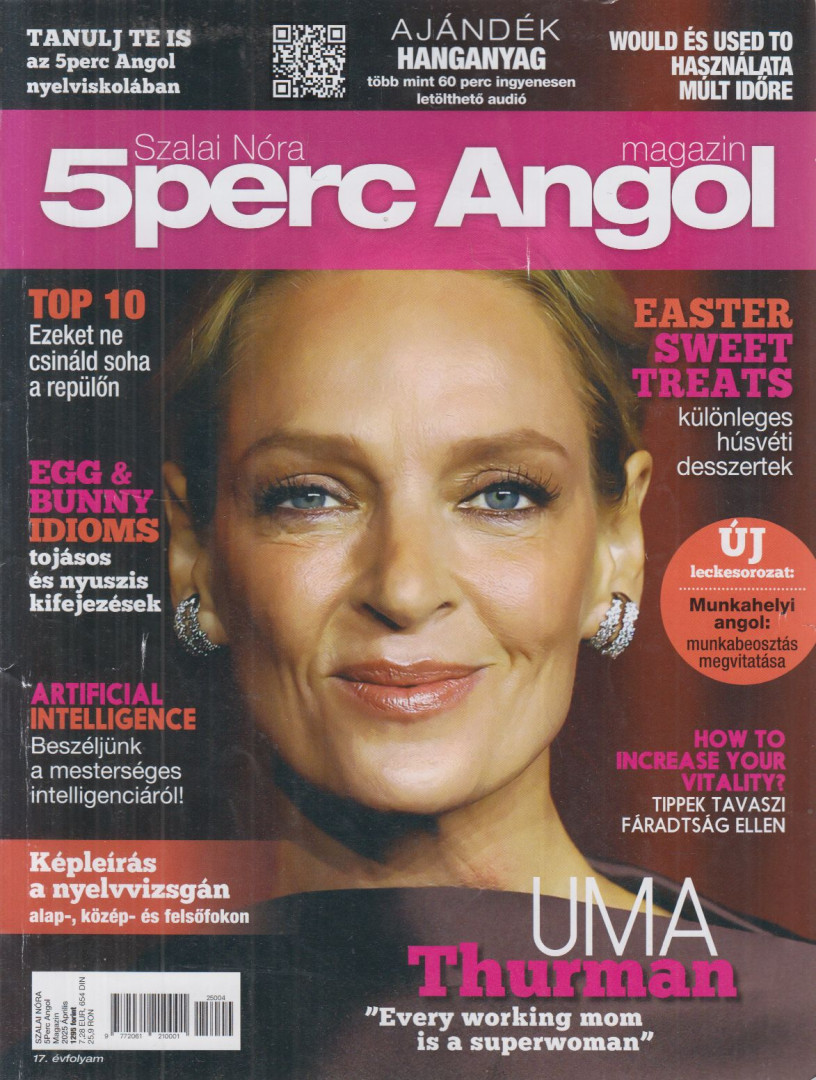 Szalai Nóra (főszerk.) - 5 perc angol magazin 2025. április [antikvár]