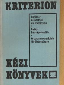 Szabó M. Attila - Erdélyi helységnévszótár [antikvár]