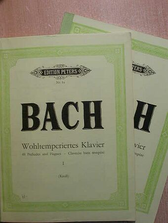Johann Sebastian Bach - Wohltemperiertes Klavier I-II. [antikvár]