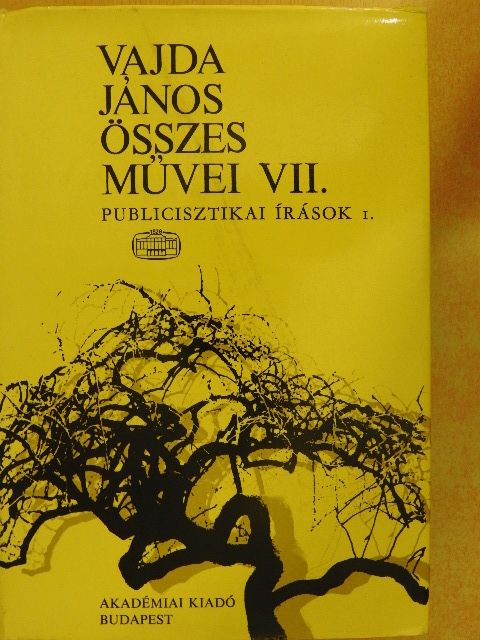 Vajda János - Vajda János összes művei VII. [antikvár]