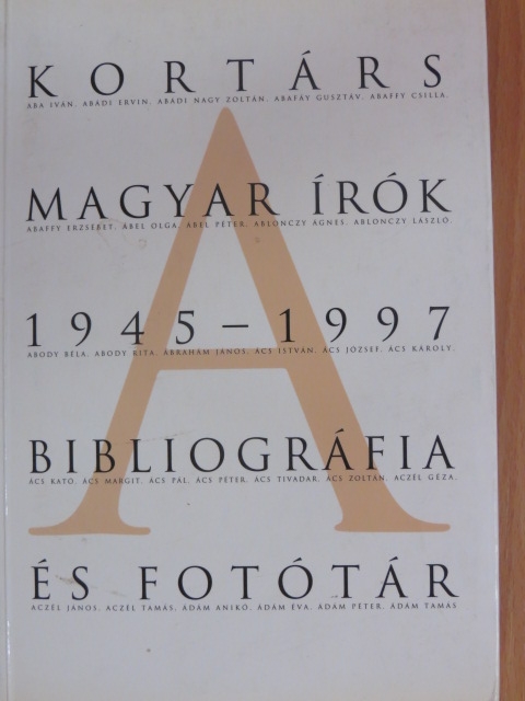 Kortárs magyar írók I. (töredék) [antikvár]