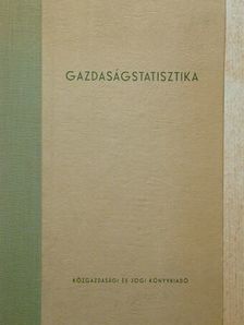 Dr. Benedecki Jánosné - Gazdaságstatisztika [antikvár]