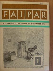 Faipar 1981. január-december [antikvár]