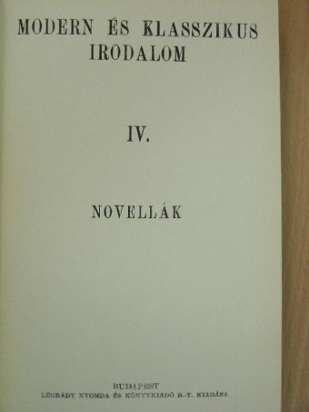 Bársony István - Novellák [antikvár]