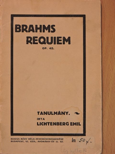 Brahms - Brahms Requiem [antikvár]