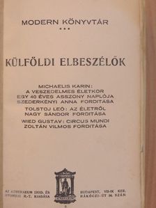 Gustav Wied - Külföldi elbeszélők II. [antikvár]