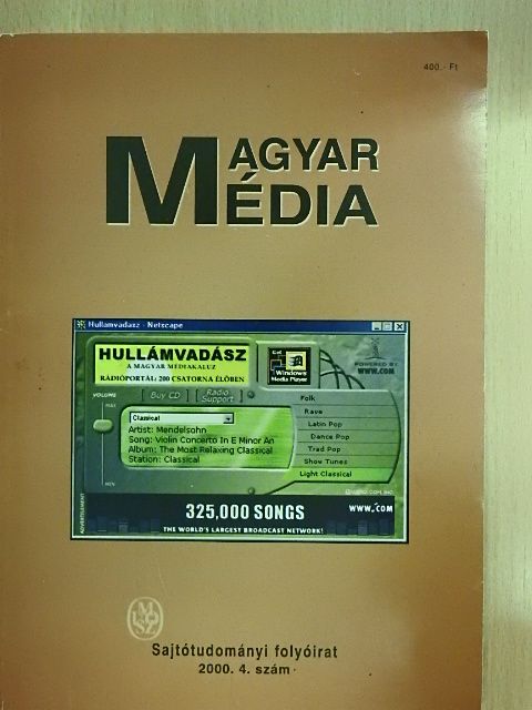 Bárdos András - Magyar Média 2000/4. [antikvár]