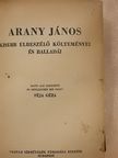 Balassa Bálint - Arany János kisebb elbeszélő költeményei és balladái/Vörösmarty válogatott munkái/Vas Gereben elbeszélései/Szigeti veszedelem/Rontó Pál/Balassa Bálint válogatott költeményei/Berzsenyi Dániel költeményei [antikvár]